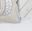 Lace Embroidered Pumpkin Throw Pillow – Set of 2
