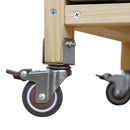 K&K Outdoor Kitchen Island, Rolling Bar Cart & Storage Cabinet