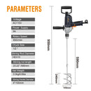 Drill Mixer Set with Spade Handle