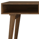 Clarkson - Desk With Side Drawers - Rustic Natural Aged Brown by HouseOfZazla