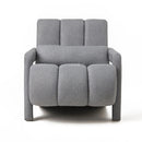 Modern Upholstered Accent Chair, Comfortable Fabric With A Pillow For Living Room by Unique Piece Furniture