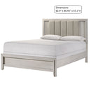 Plush Upholstered Headboard Framed Bed