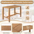 Patio Bar Set With Ergonomic Chairs by HouseOfZazla