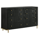 Anser - 8 Drawer Dresser - Black by HouseOfZazla