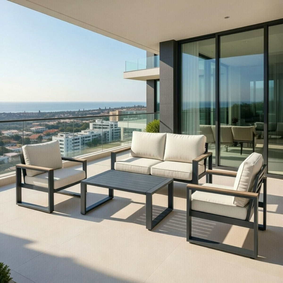 Modern Outdoor Sofa Set With Coffee Table, photo 13 of 40