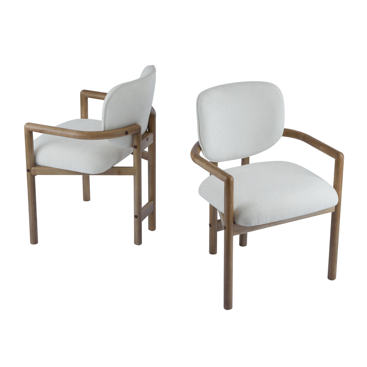 Upholstered Arm Dining Chairs (Set of 2), photo 3 of 34