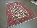 4' X 6' Antique Handmade Turkish Anatolian Wool Rug Vegetable Dyes