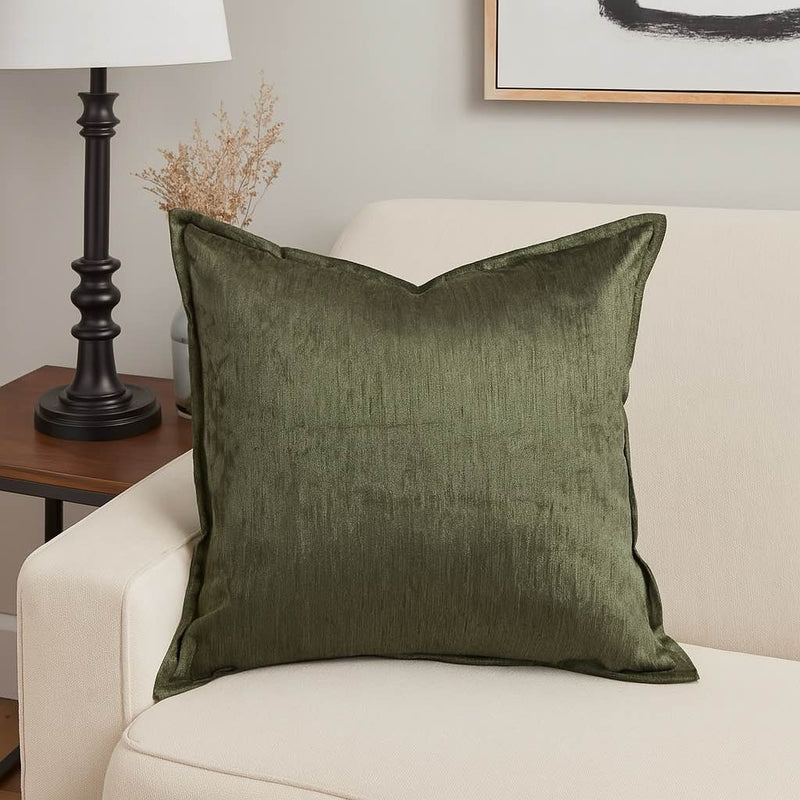 Homey Cozy Velvet Throw Pillow – Deep Forest, photo 2 of 5