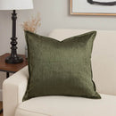 Homey Cozy Velvet Throw Pillow – Deep Forest