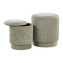Marla - Upholste Contemporary Ottoman Set by HouseOfZazla