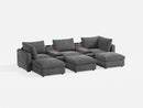 RUBIK V 3 Seats with 3 Ottomans & 2 Consoles