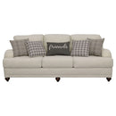 Anderson - 2 Piece Cushion Back Living Room Set - Gray