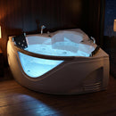 59" Light Luxury Double Corner Whirlpool Bathtub by HouseOfZazla