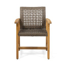 Hampton Dining Chair Set of 2 - Brown by HouseOfZazla