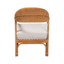 Honey Rattan Accent Chair