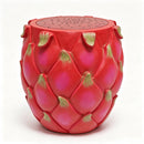 13.4" Oversized Resin Dragon Fruit Stool