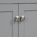 Bathroom Vanity With Ceramic Sink, Modern Single Bathroom Cabinet With 2 Doors And A Shelf, Soft Close Doors by HouseOfZazla