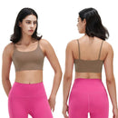 Women Sport Bras with Removable Pads, Low-Impact Square Neck by LJGDeals