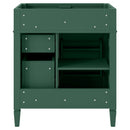 Bathroom Vanity With 2 Drawers And Tip-Out Drawer, Storage Cabinet by HouseOfZazla
