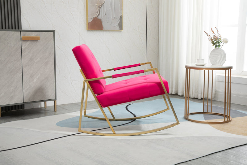 Accent Chair, leisure rocking chair with Stainless steel feet