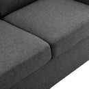 57.5" Pull Out Sofa Bed Loveseat Sleeper with Twin Size Memory Mattress for Living Room Spaces, Gray