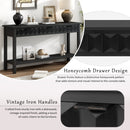 U_Style 58.3'' Fir Veneer Entryway Table