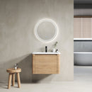 28'' Wall-Mounted Bathroom Vanity with Ceramic Sink by HouseOfZazla