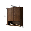 ZULA 26" Wall-Mounted Striped Bathroom Cabinet by HouseOfZazla