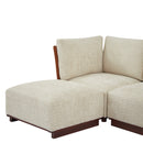 Velora 94.5 in. 4-Piece L Shaped Boucle Modular Sofa