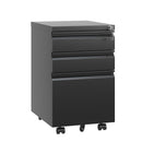 Metal Drawer Mobile File Cabinet With Lock For Home Office Organizer by HouseOfZazla