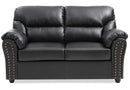 Padded Love Seat For Modern Living - Black by HouseOfZazla