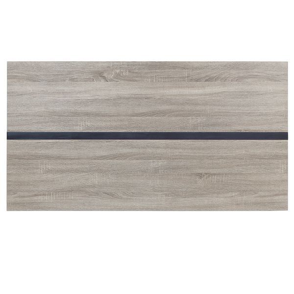 Patwin - Dining Table - Gray Oak & Black, photo 2 of 6