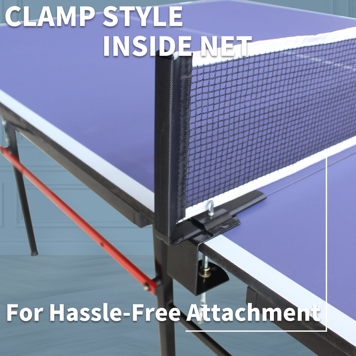 8ft Mid-Size Table Tennis Table Set, photo 5 of 10