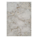 Geometrix - 5'3" X 7'3" Area Rug With Geometric, 3D Effect - Ivory / Gray by HouseOfZazla