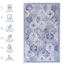 Maval - Stunning Washable Area Rug by HouseOfZazla