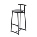 Modern Bar Stools With Backrest For Kitchen (Set of 3) by HouseOfZazla