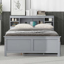 Platform Bed With Storage Headboard, USB, Trundle And 3 Drawers by Unique Piece Furniture