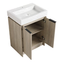 24 Inch Bathroom Vanity With Ceramic Basin (KD-Packing)