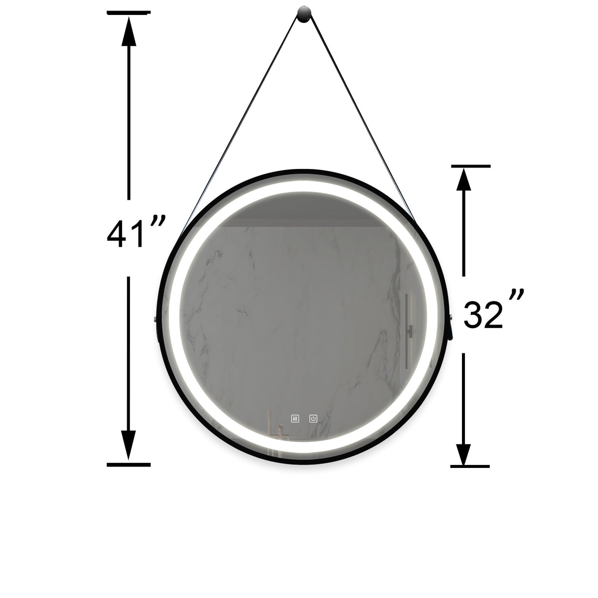 32-Inch Classy LED Bathroom Vanity Mirror, photo 9 of 10