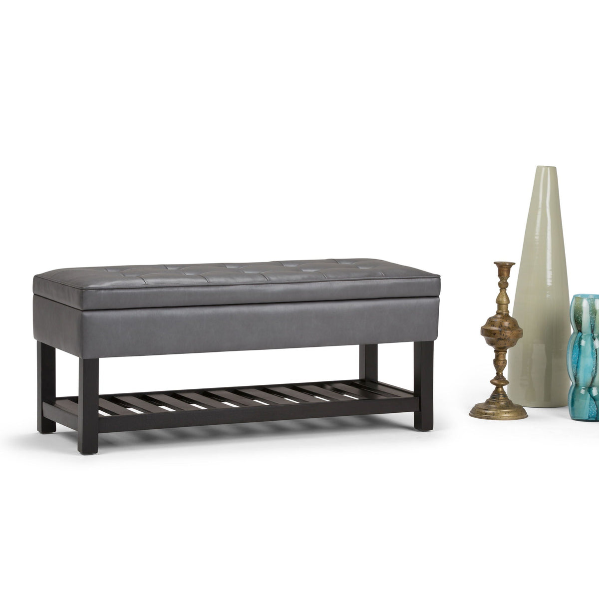 Cosmopolitan - Storage Ottoman Bench With Open Bottom, photo 8 of 40