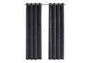 2 Pieces Set Room Darkening Curtain Panels with Grommet - Contemporary Style