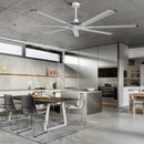 84 Inch 100 Inch Silent Storm Extra Large Ceiling Fan with Remote Control by ParrotUncle