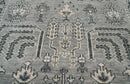7' 11''x10' Tone On Tone Gray Hand Knotted LoomBloom Muted Turkish Oushak 100% Wool Transitional Oriental Area Rug