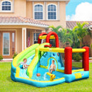 6-in-1 Inflatable Bounce House with Climbing Wall and Basketball Hoop without Blower by LJGDeals