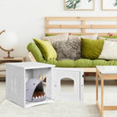 Side Table Nightstand Decorative Cat House by LJGDeals