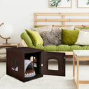 Side Table Nightstand Decorative Cat House by LJGDeals