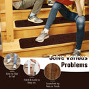15Pcs Indoor Non-Slip Stair Carpet Mats for Wooden Steps by LJGDeals
