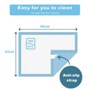 300 Pieces 17 x 24 Inch Pet Wee Pee Piddle Pad by LJGDeals
