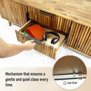 Bosk Wood Fluted TV Stand by Megsu