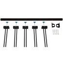 Solitude Ski Rack | Adjustable Wall Storage System | Holds 10 Pairs of Skis
